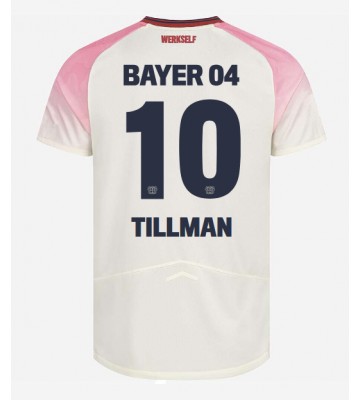 Bayer Leverkusen Malik Tillman #10 Replika Udebanetrøje 2025-26 Kortærmet